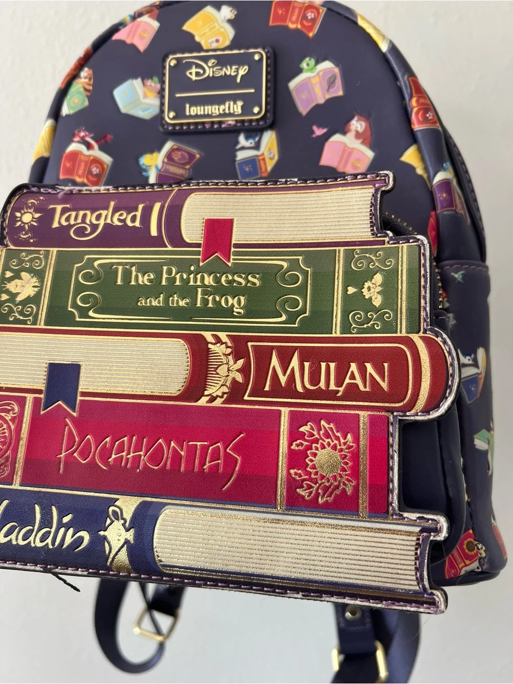 DISNEY LOUNGEFLY | Movies Books Mini Backpack | OS